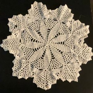 Hand made, vintage doilies. Circa 1950 14”